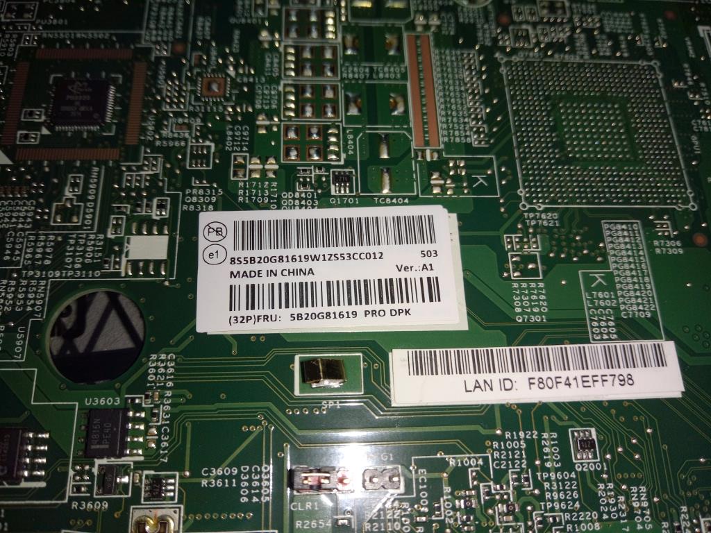 Lenovo 5B20G81619 Pl System Boards