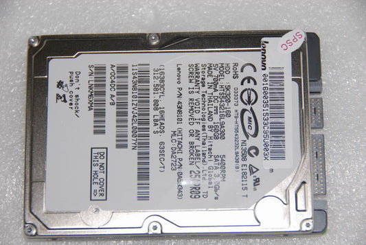 Lenovo 16003515 Hdd 160G Hitachi Hts543216L9A3