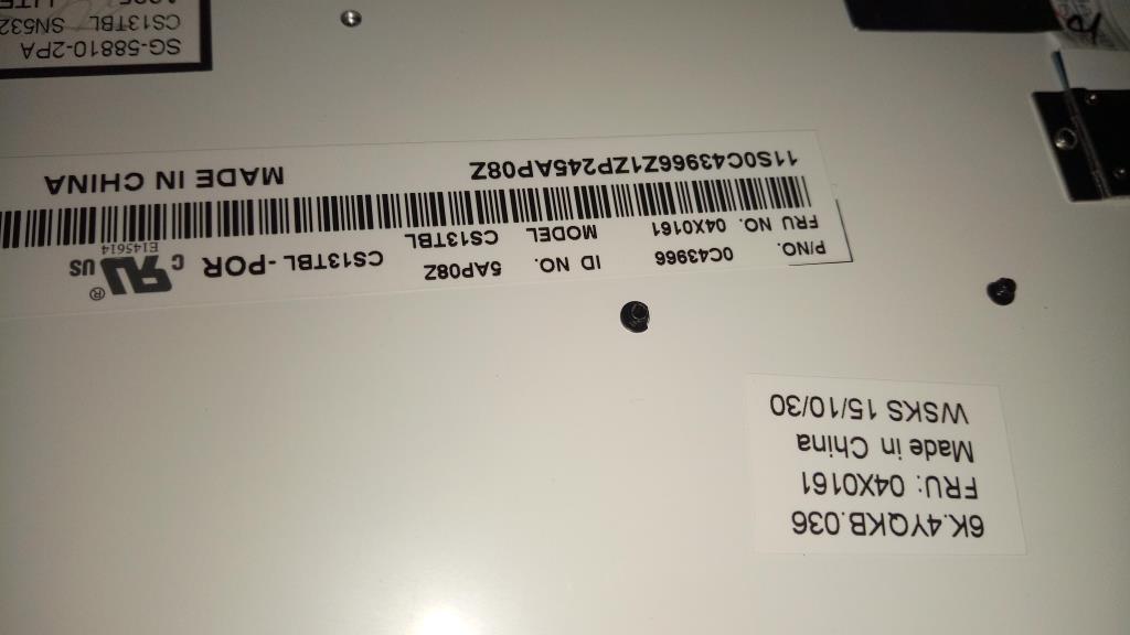 Lenovo Ki Keyboards Internal - 04X0161