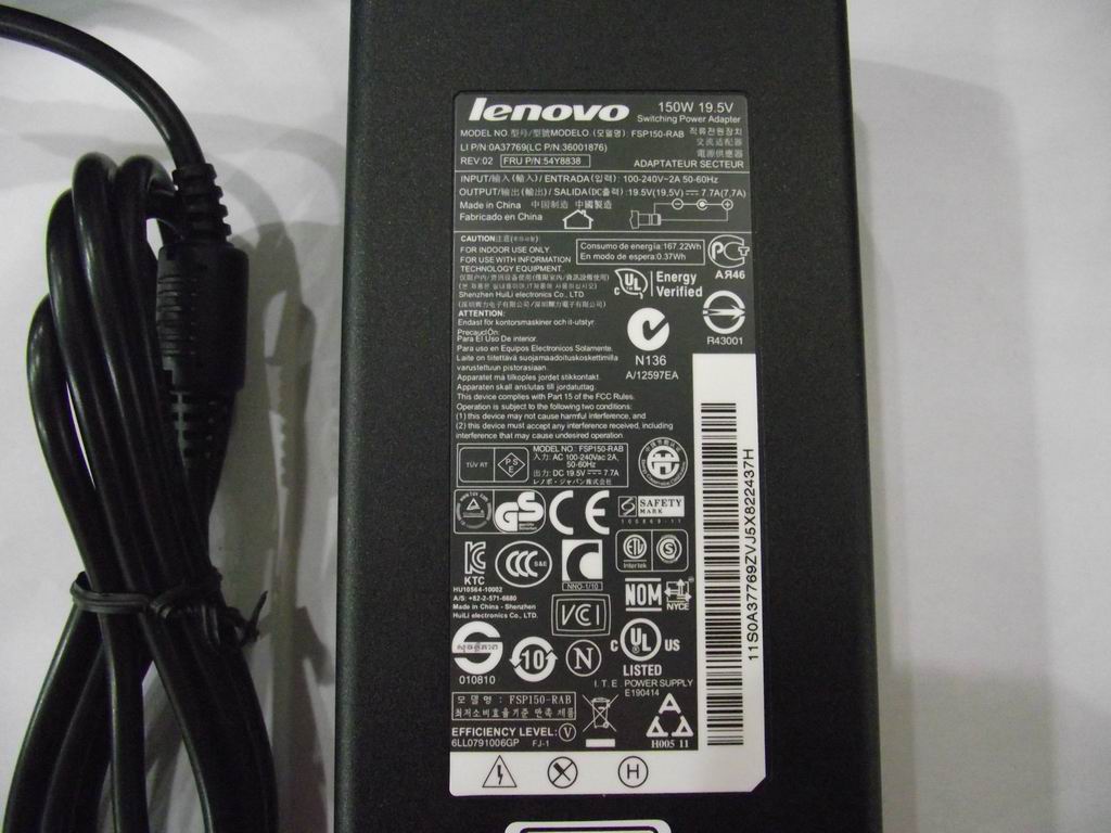 Lenovo 36001876 Ad Ac Adapters