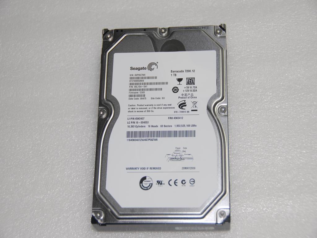 Lenovo 16004053 Hdd 1Tb St31000528As 32 72S S2