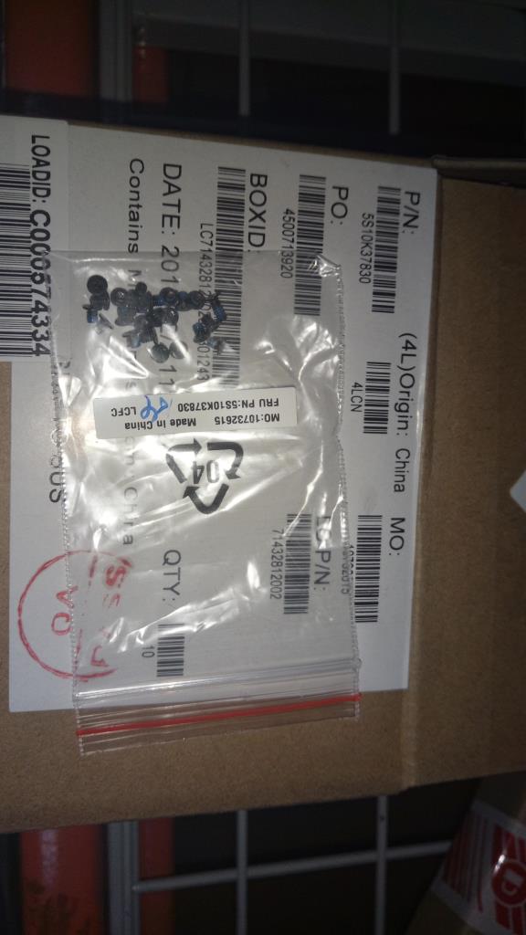 Lenovo Ks Kits Screws And Labels - 5S10K37830
