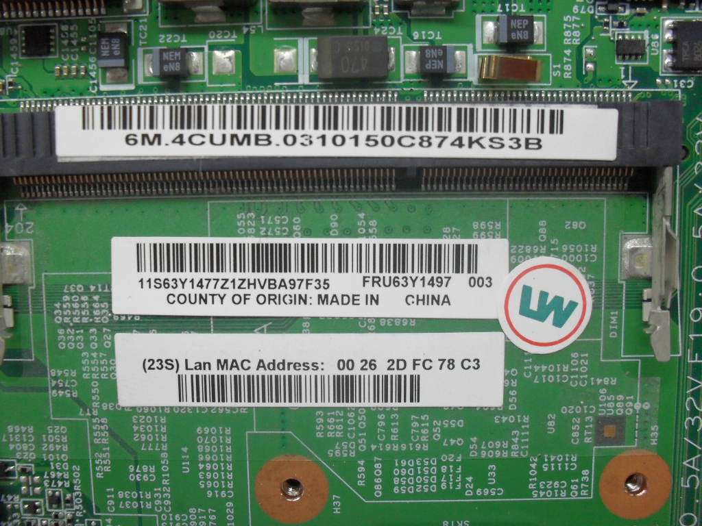 Lenovo 63Y1497 - Part