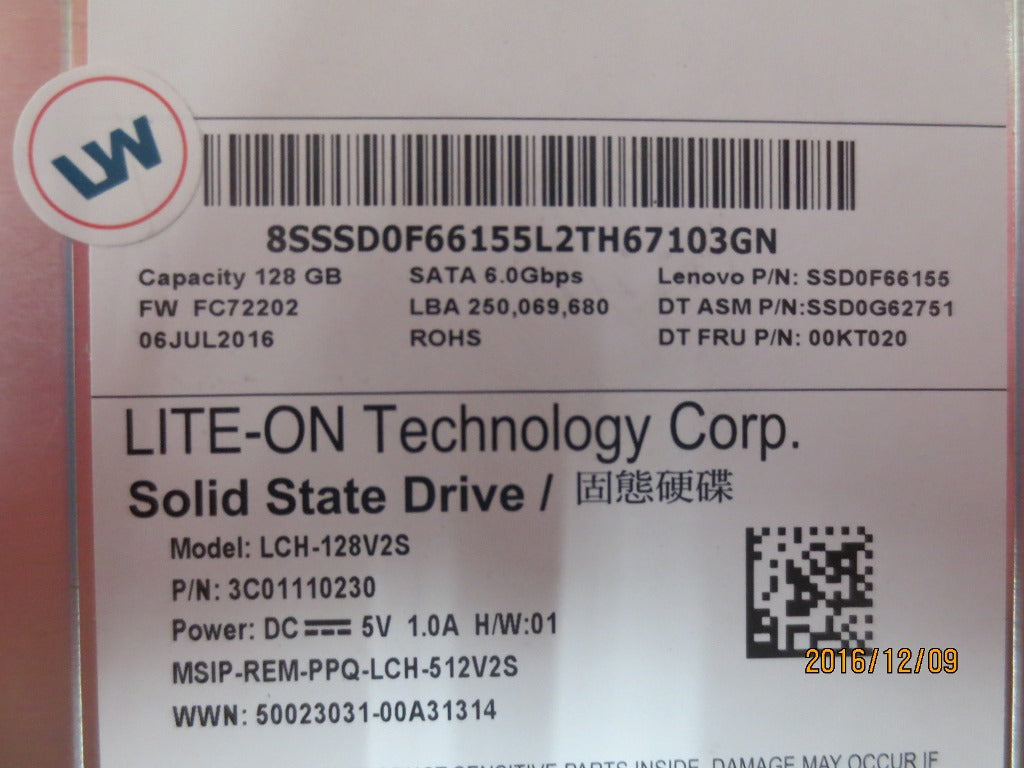 Lenovo 00KT020 Sd Solid State Drives