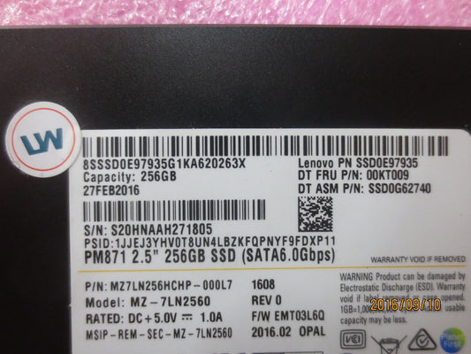 Lenovo 00KT009 Solid State Drive