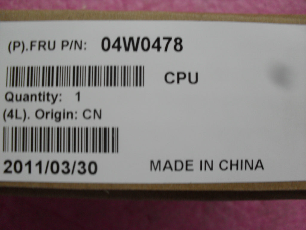Lenovo Cdpop Cpu Asm I3-390M Pga - 04W0478