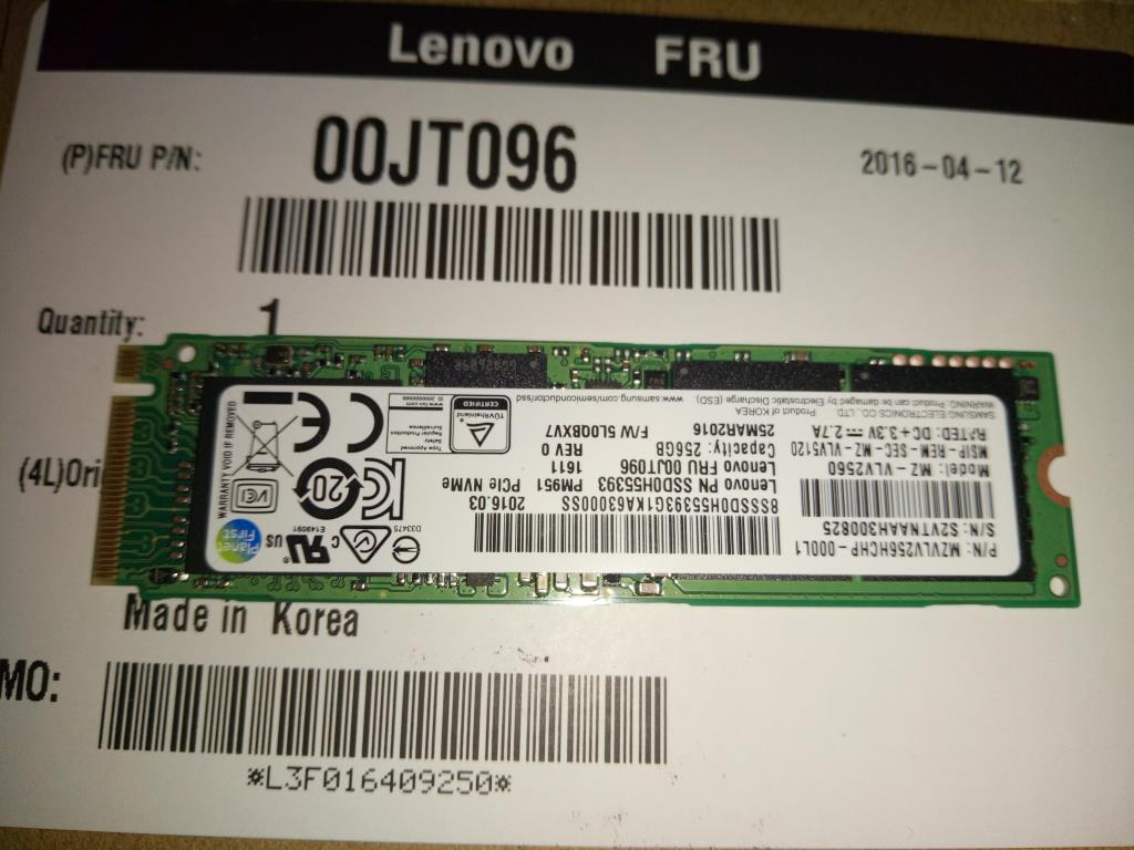 Lenovo 00JT096 Sd Solid State Drives