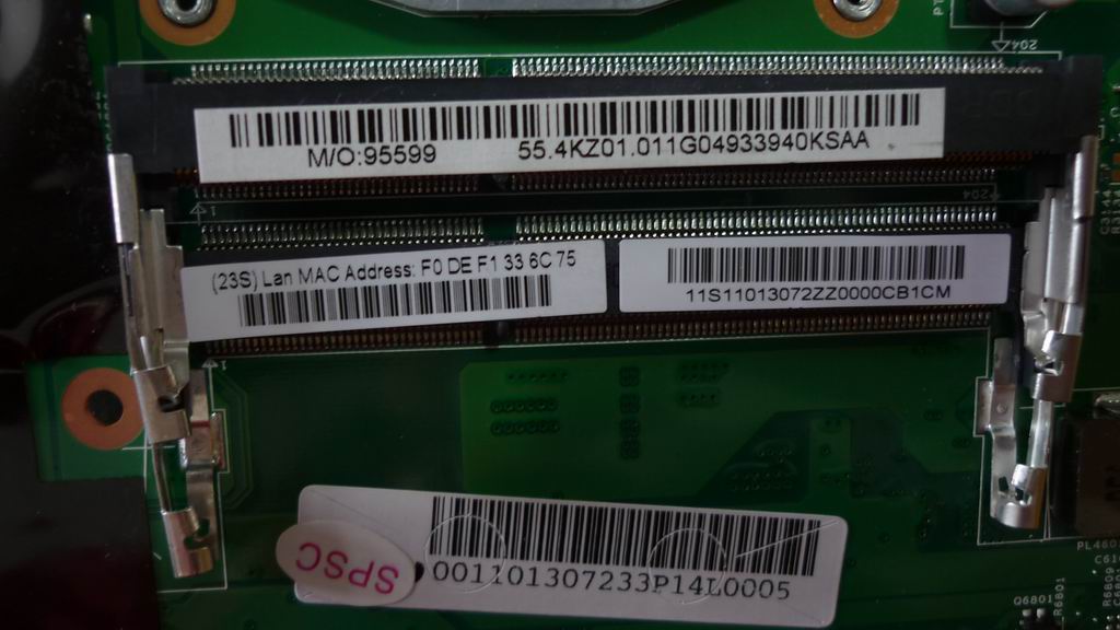 Lenovo Mb La47 Uma W/Rtc Battery 55.4 - 11013072