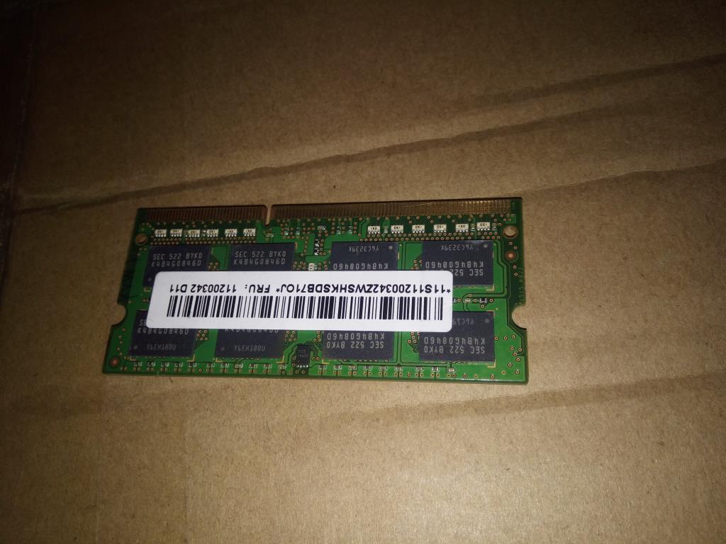 Lenovo 11200342 Sodimm 8G M471B1G73Bh0-Ck0 Ddr