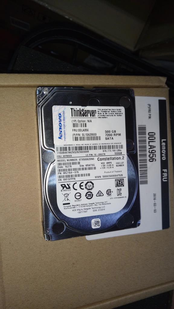 Lenovo Hd Hard Drives - 00LA956