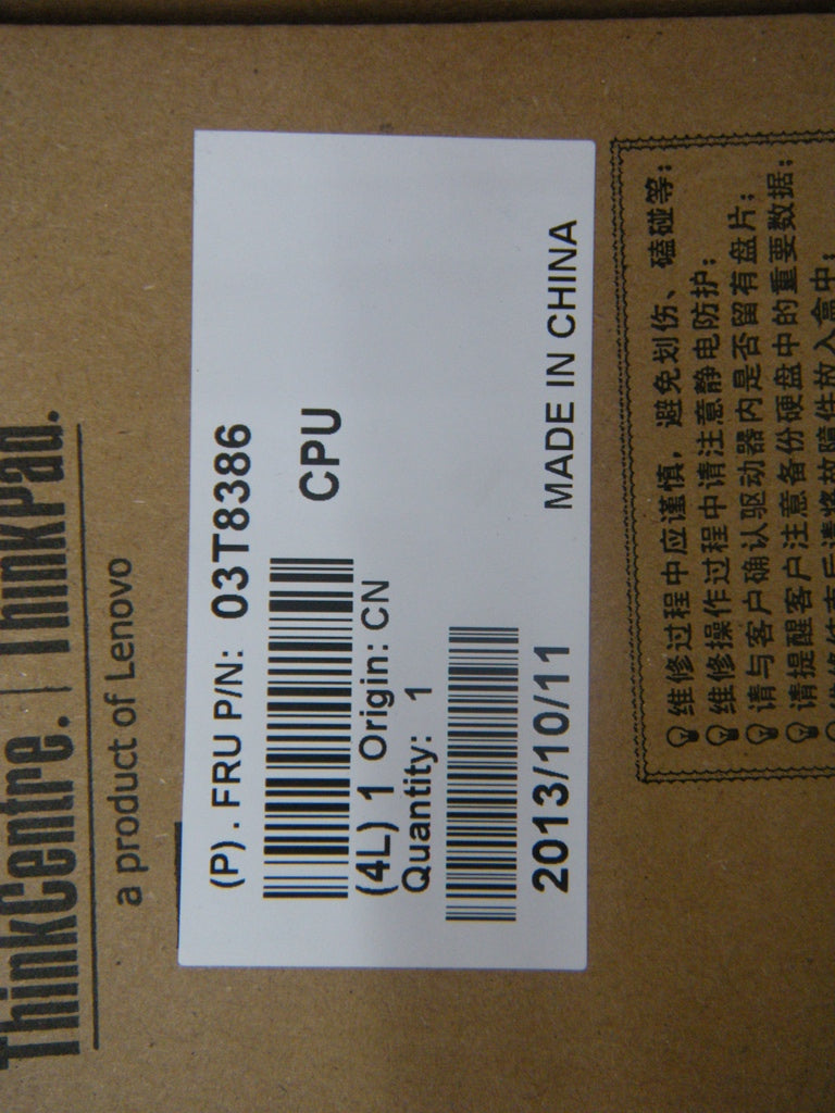 Lenovo Sp Intel,Xeon E5-1660 - 03T8386