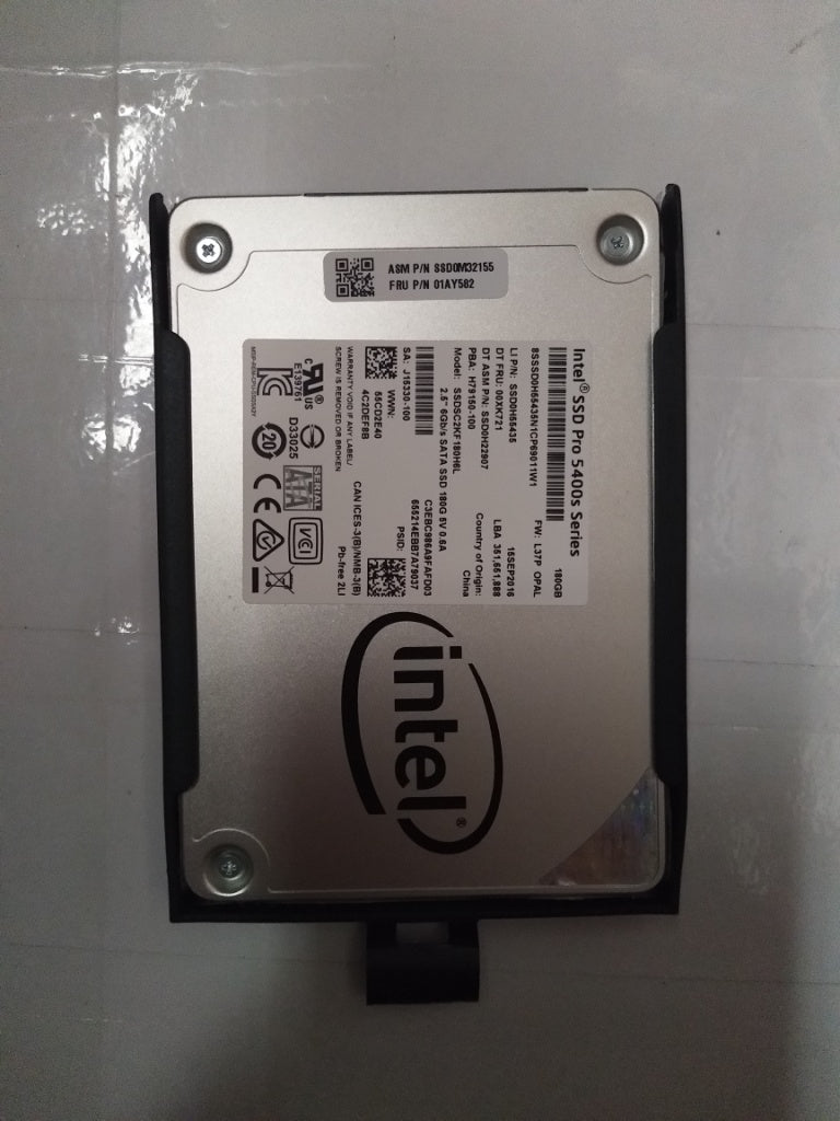 Lenovo Ssd Asm 180G, 2.5, 7Mm, Sata6 - 01AY582