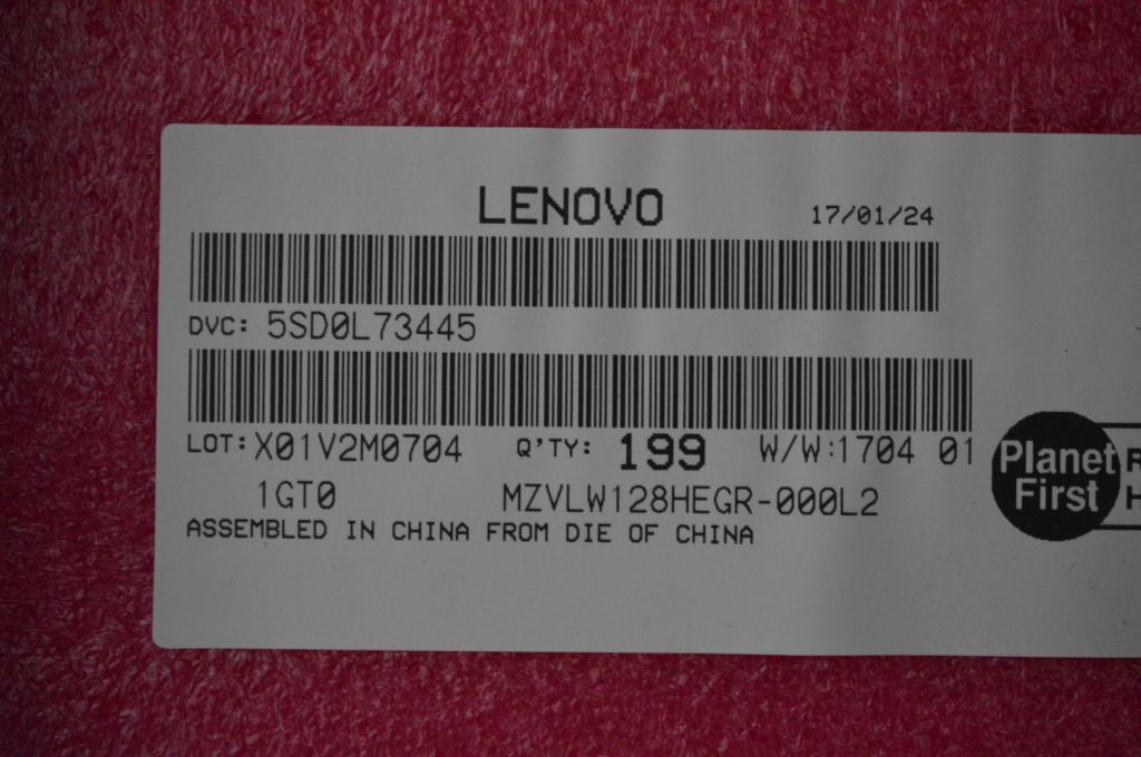 Lenovo 128GB SSD - 5SD0L73445