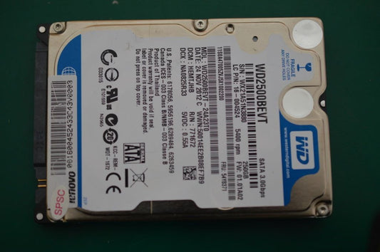 Lenovo 16004524 Hdd 250G Wd Wd2500Bevt-22A23T0