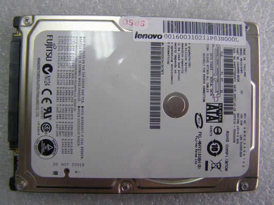 Lenovo 16003102 Hdd Fujitsu Mhy2160Bh 160G 9Nb