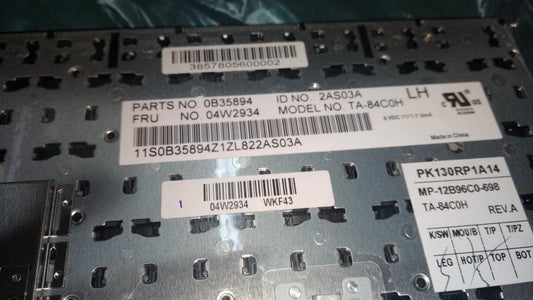 Lenovo Ki Keyboards Internal - 04W2934