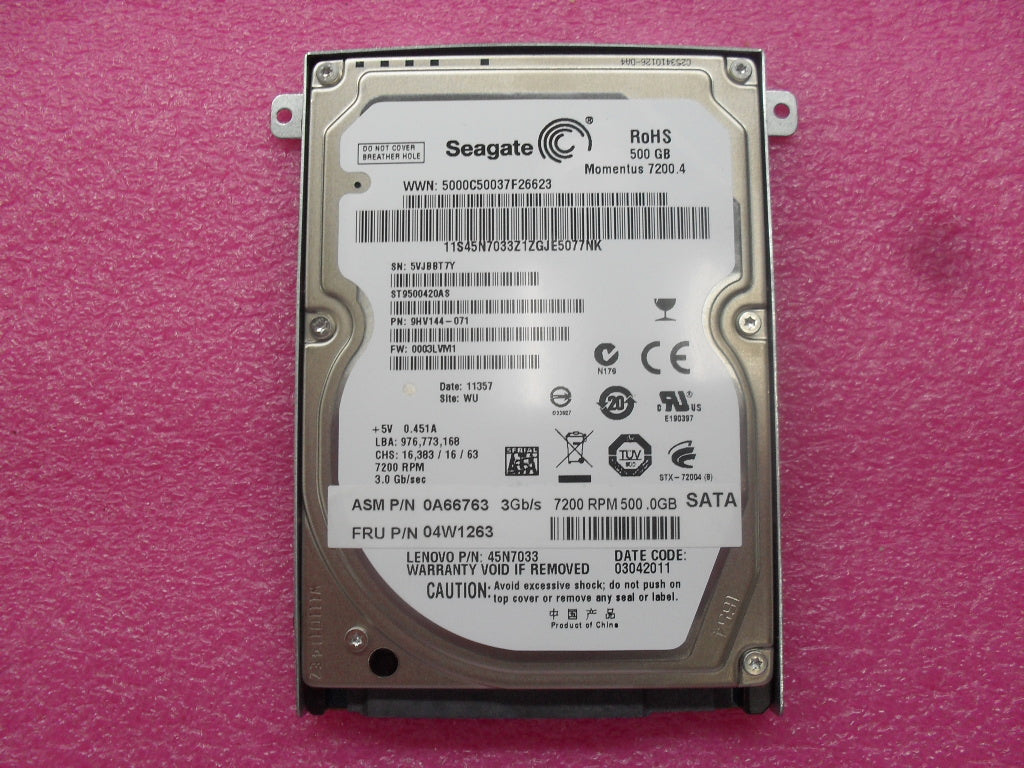 Lenovo Hard Drives - 04W1263
