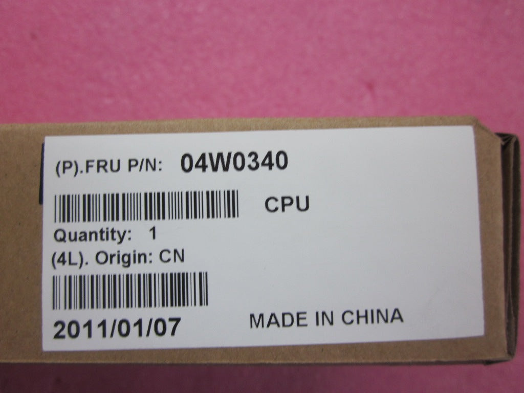 Lenovo Pu Processors - 04W0340