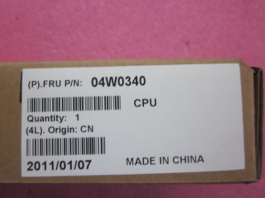 Lenovo Pu Processors - 04W0340