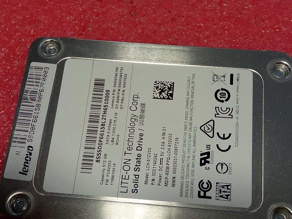 Lenovo 00KT022 Solid State Drive