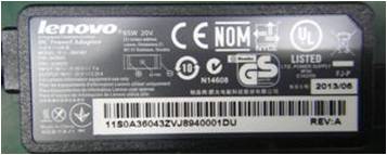 Lenovo Power Adp Bo 65W Dc Travel Ada - 03X6276