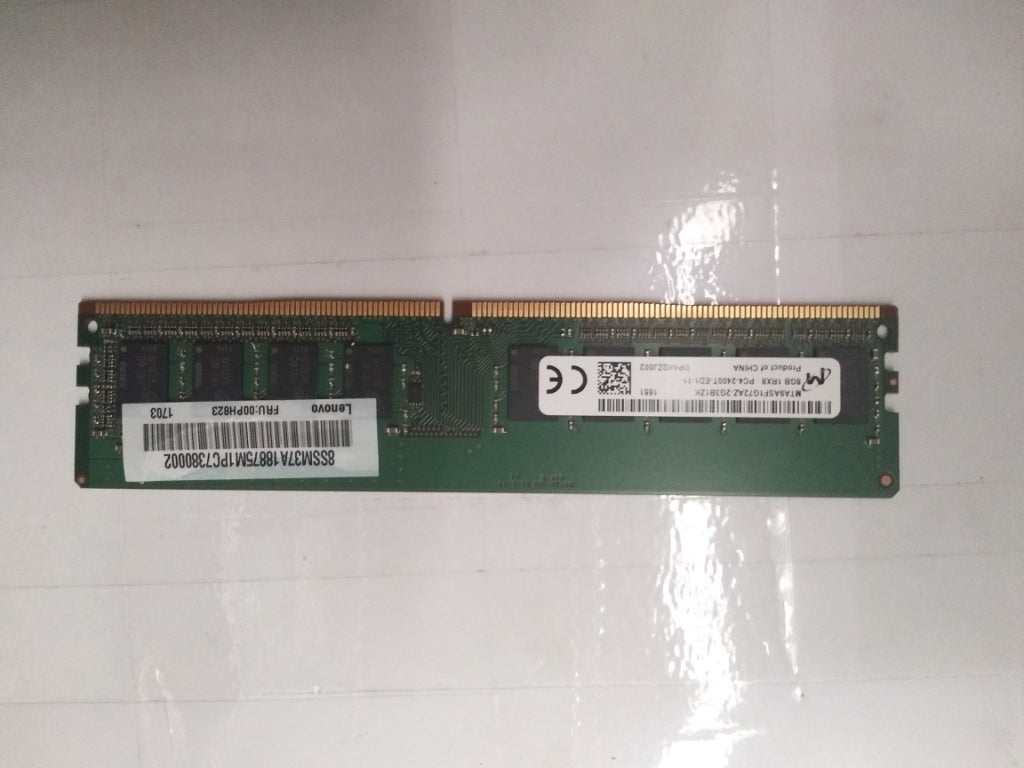 Lenovo 8Gb 1Rx8 Ddr4-2400E 1Rx8 1.2V - 00PH823