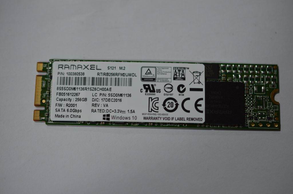 Lenovo Ramxel S121 256Gb M.2 2280 Ssd - 5SD0M61136