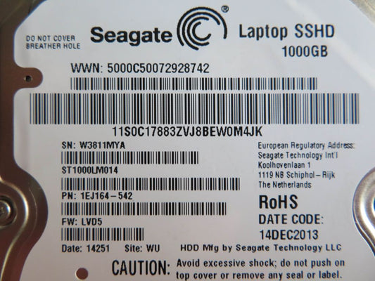 Lenovo 16200421 Hdd Sgt Kahunav 1Tb St1000Lm01