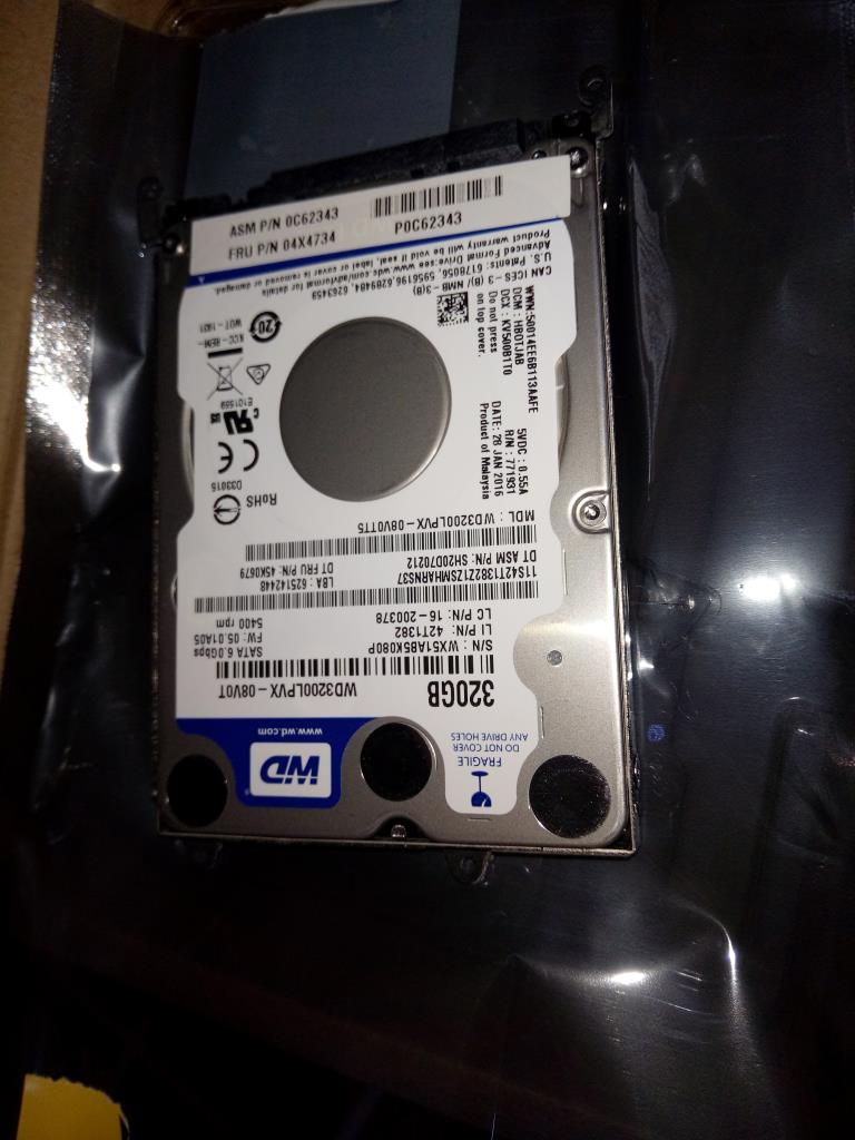 Lenovo Hard Drive Hdd Sata 320G 5400R - 04X4734