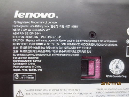 Lenovo Ba Rechargeable Batteries - 00HW006