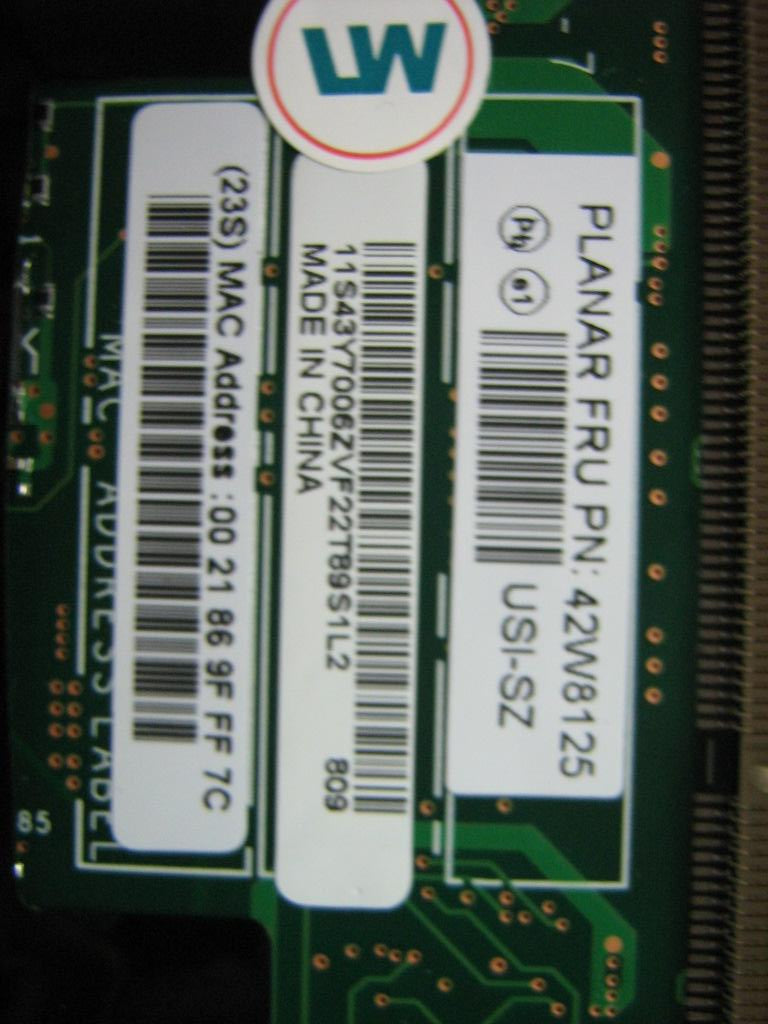 Lenovo 42W8125 - Part