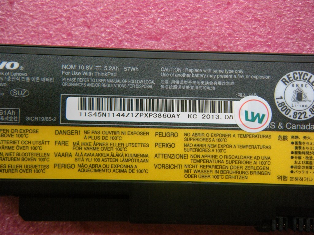 Lenovo 45N1145 Ba Rechargeable Batteries