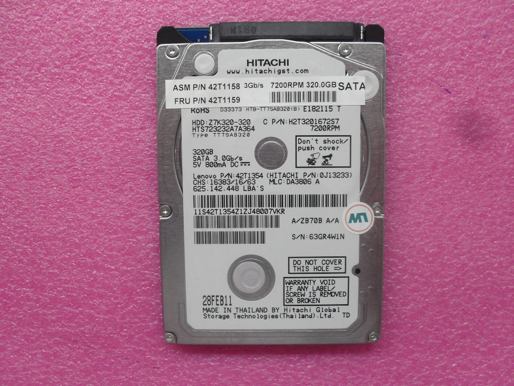 Lenovo Hard Drive - 42T1159