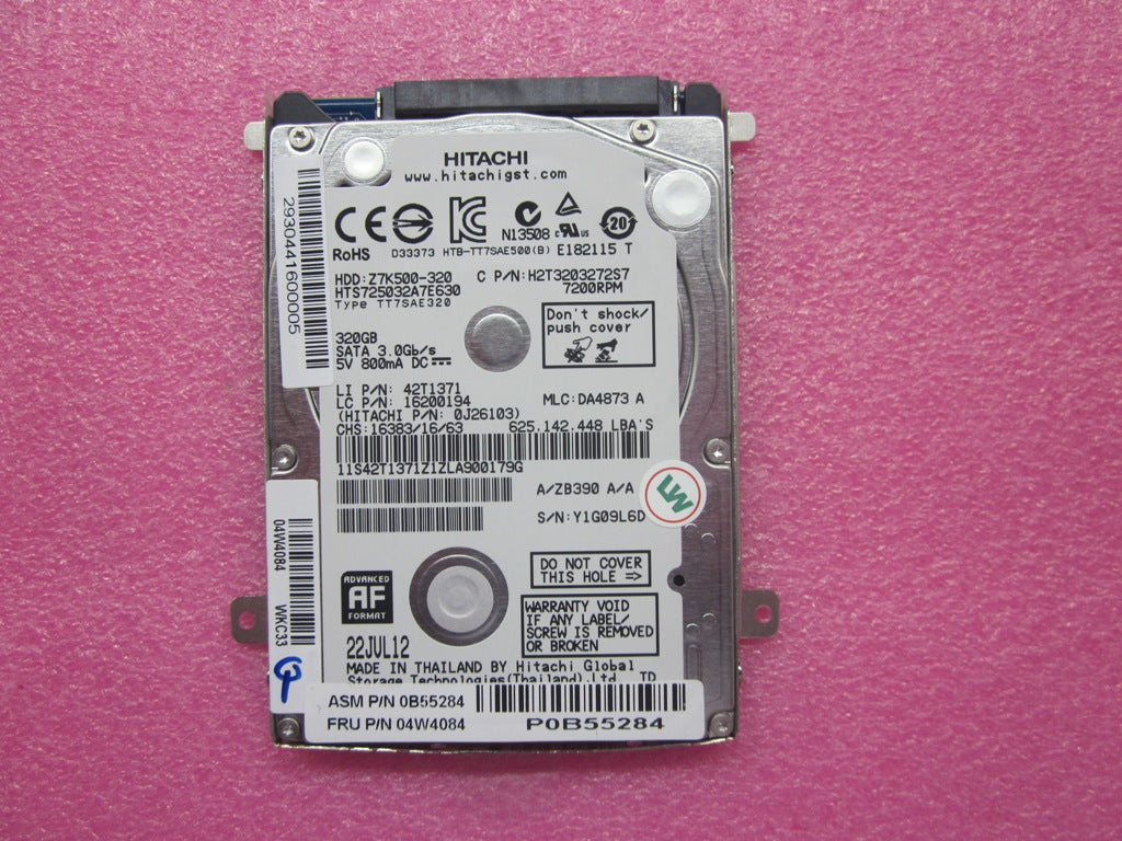 Lenovo Hard Drives - 04W4084