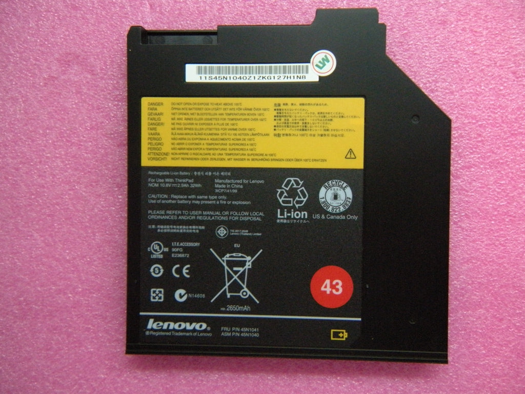 Lenovo Rechargeable Batteries - 45N1041