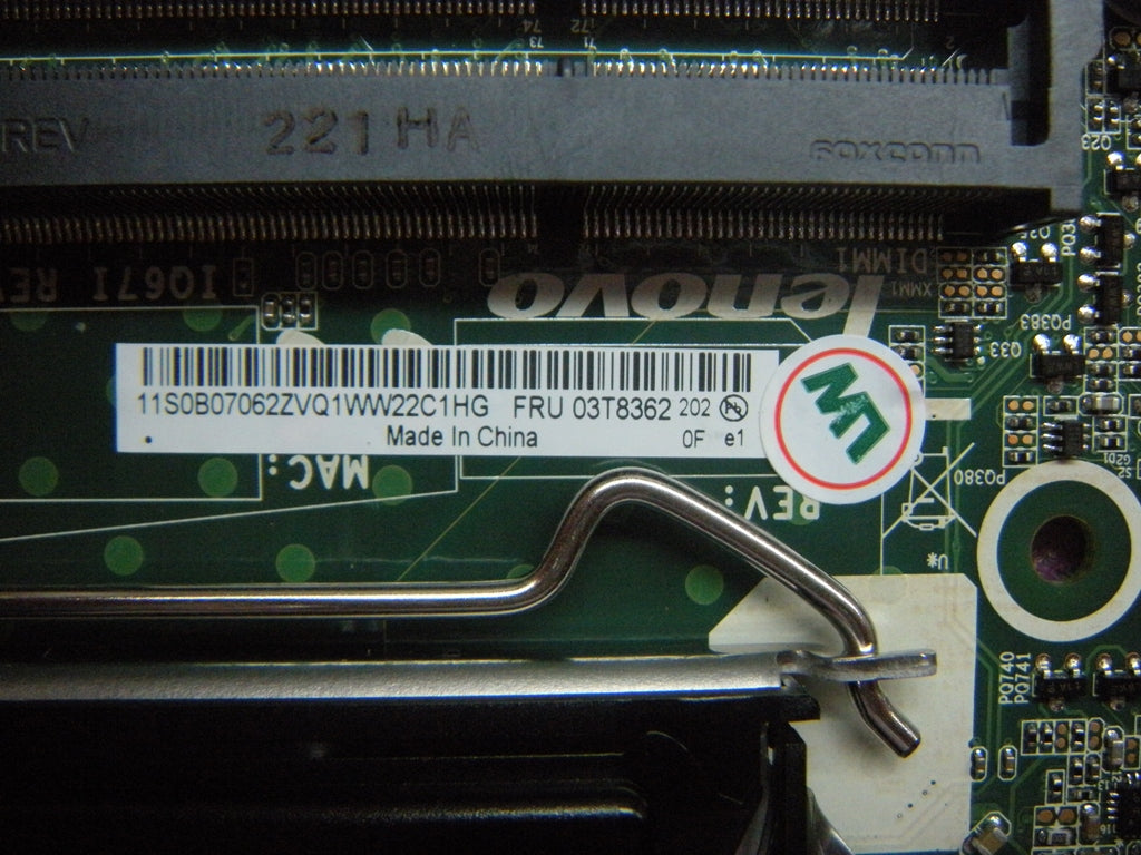 Lenovo 03T8362 Lenovo Part 03T8362