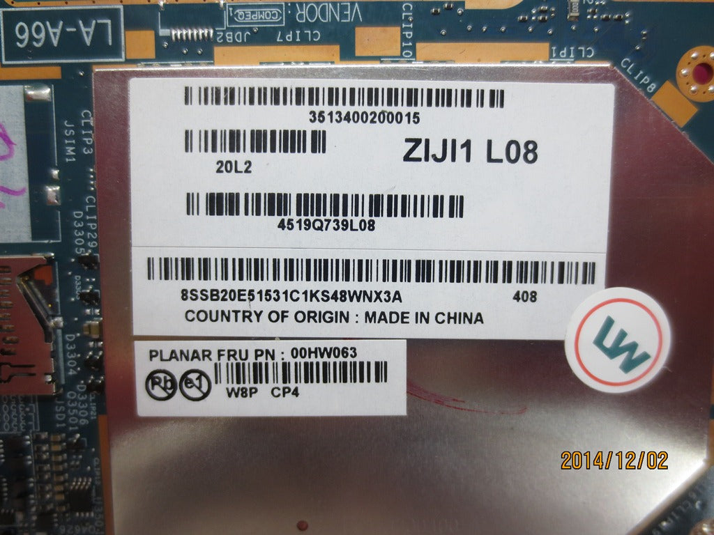 Lenovo 00HW063 Mb Assembly