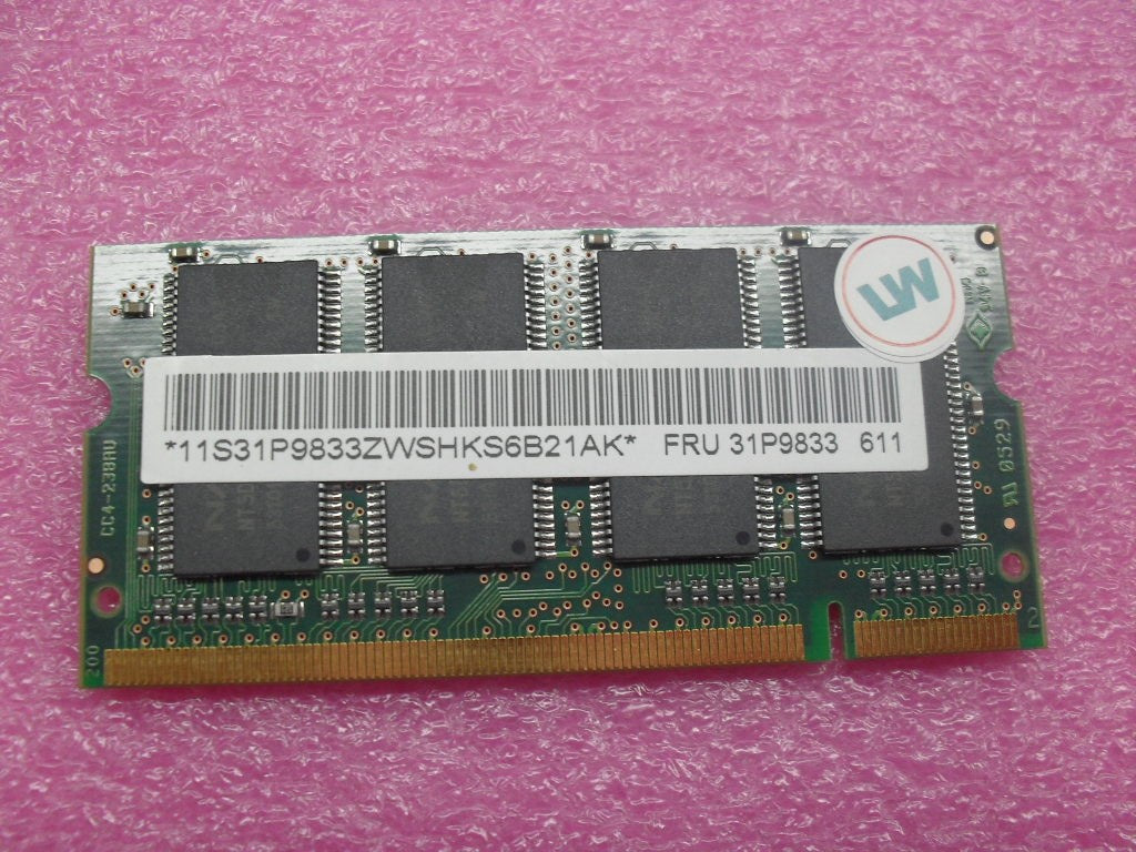 Lenovo 512Mb Ddr - 31P9833