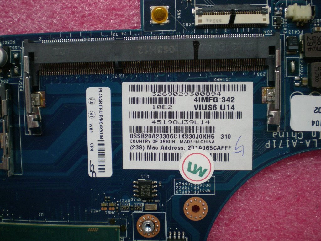 Lenovo Bdplanar W8P,I3-4010U,Uma,Tpm - 04X5104