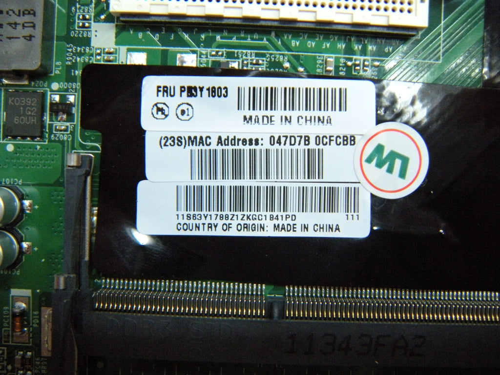 Lenovo 63Y1803 Cdpop D4 Hm65 Integ Ww=N Tpm=Y