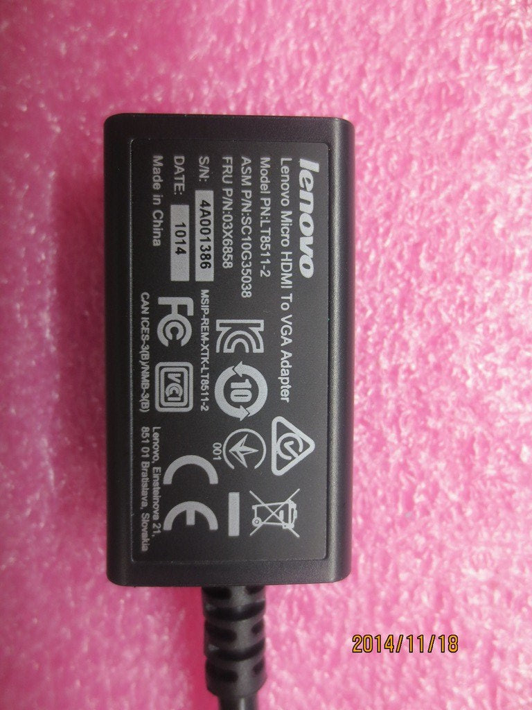 Lenovo Cc Cables External - 03X6858
