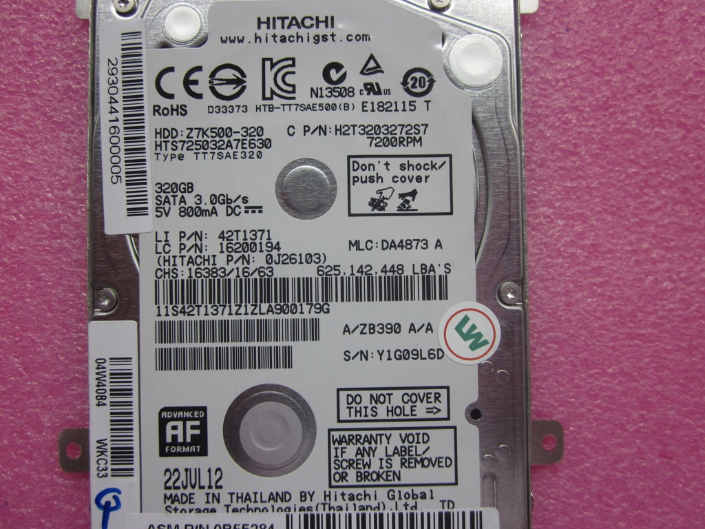 Lenovo Hard Drives - 04W4084