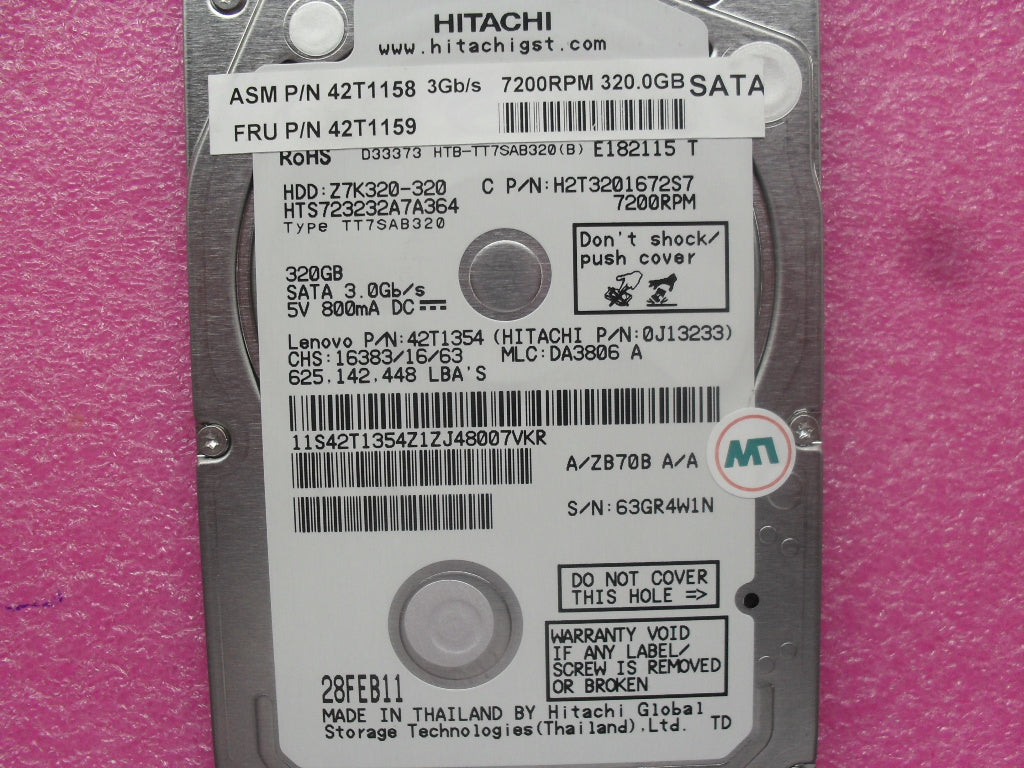 Lenovo Hard Drive - 42T1159