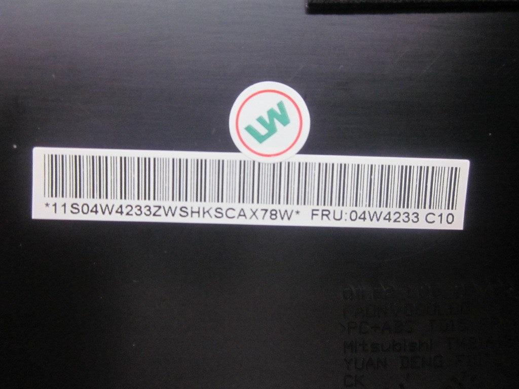 Lenovo Cover Lcd Cover 15W Black Pl - 04W4233