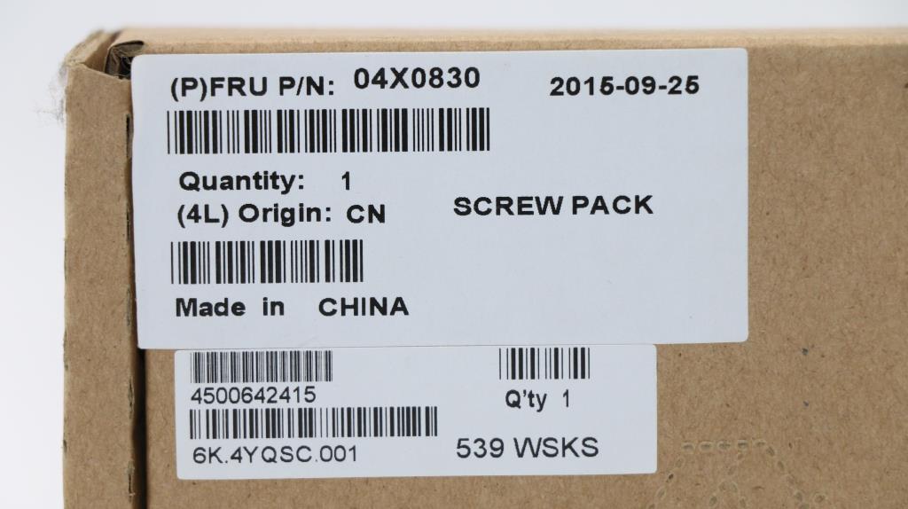 Lenovo Ks Kits Screws And Labels - 04X0830
