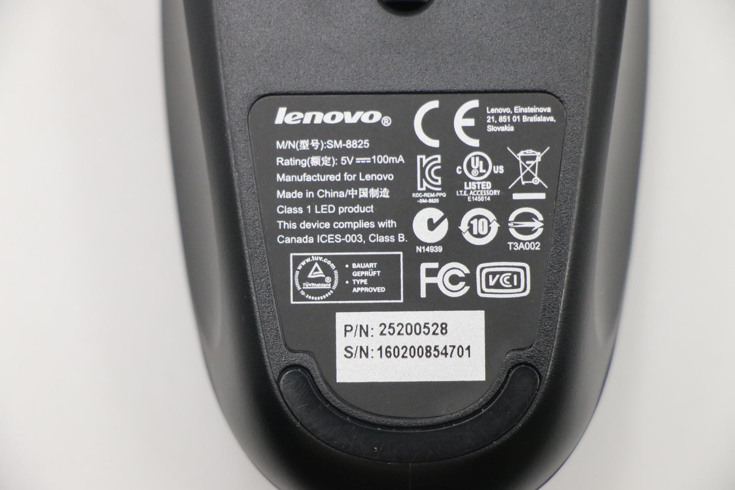 Lenovo 25200528 Ms Pointing Devices