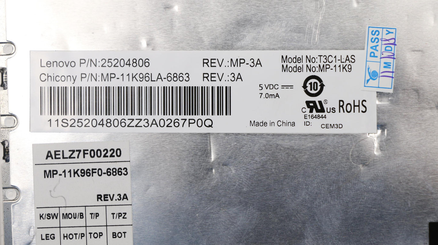 Lenovo Kb Keyboards External - 25204806