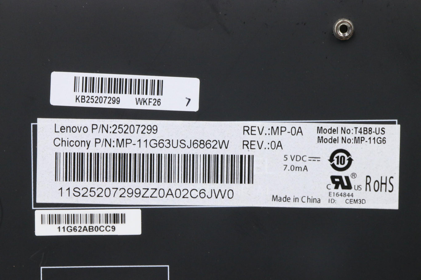 Lenovo Keyboard T4B8 Usb101 Keykbd(Wi - 25207299