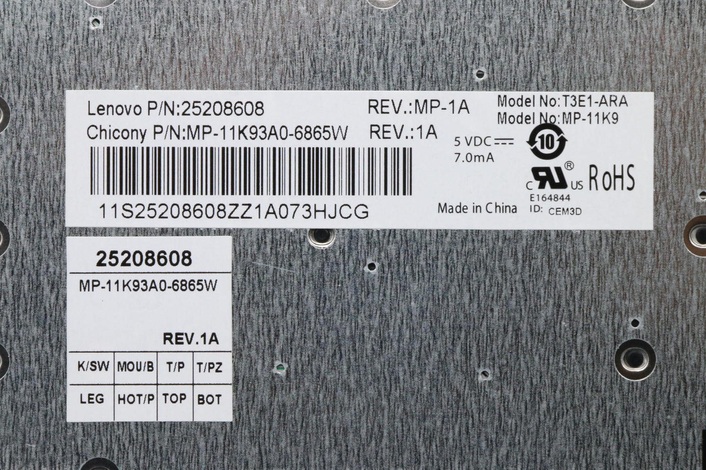 Lenovo Kb Keyboards External - 25208608