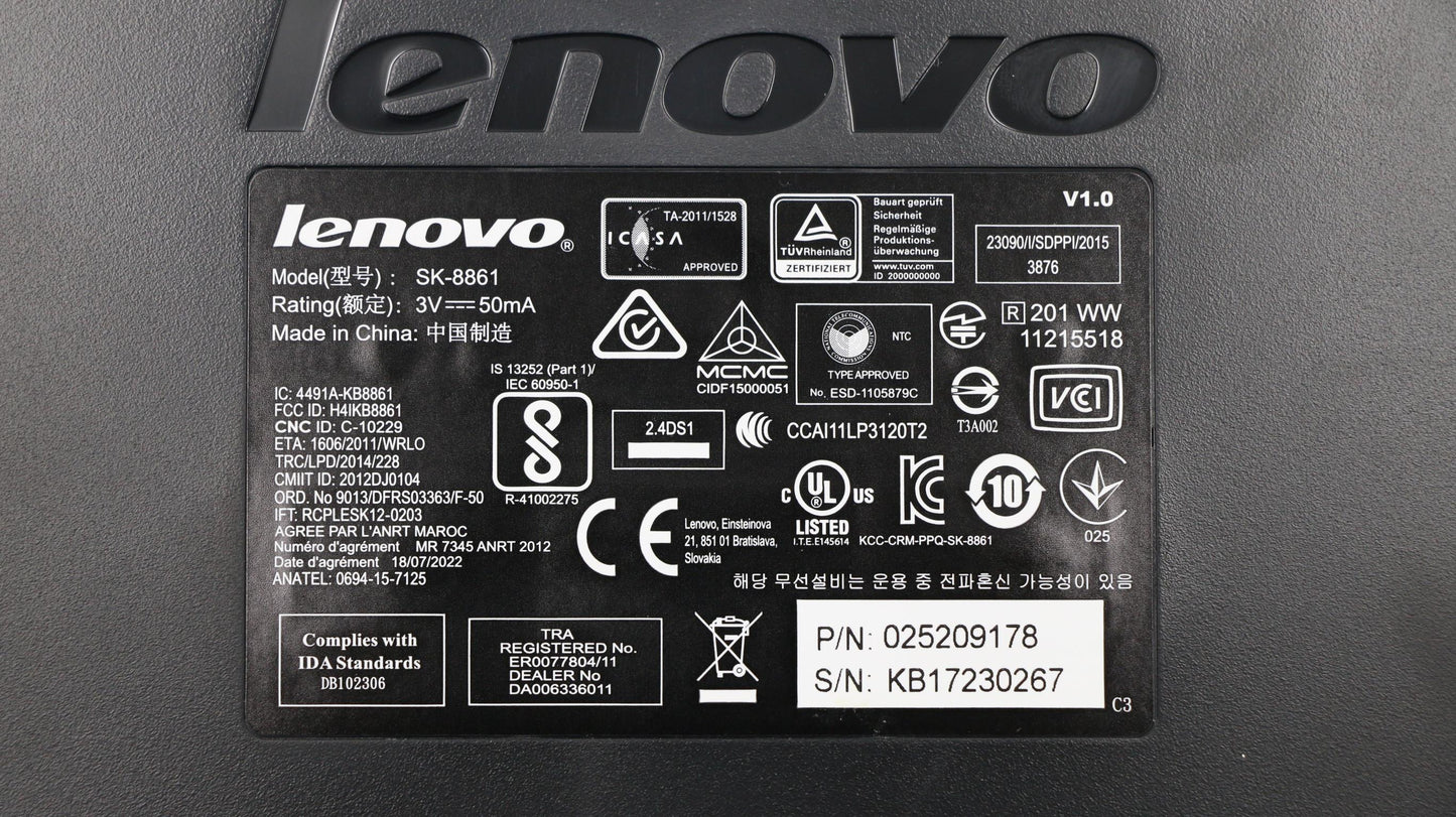 Lenovo Kb Keyboards External - 25209178